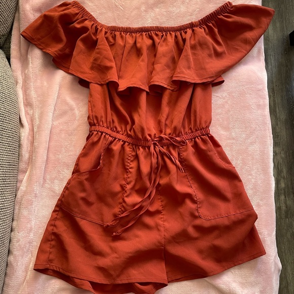 Forever 21 Pants - Burnt Orange Romper🧡
